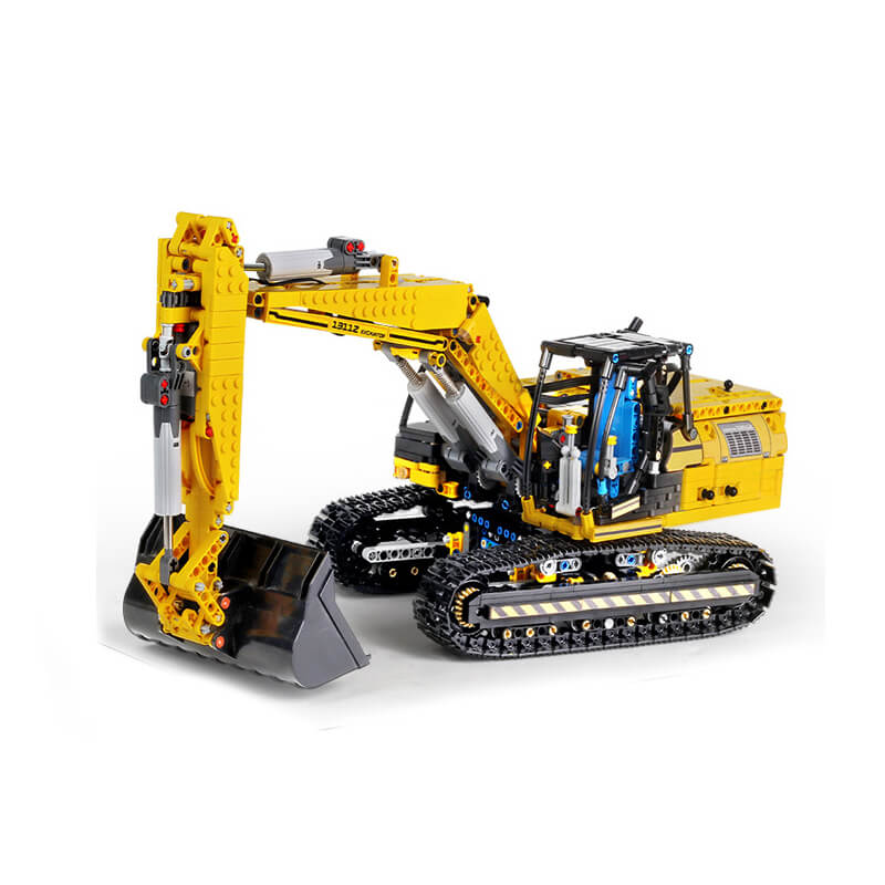 Micro Building Block Sets Authorized Genuine Fully Automatic Remote Control Excavator Modular Blocks Boy Toy Gift 13112
