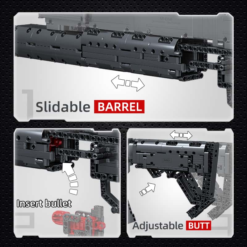Mould King 14014 Grenade Toygun