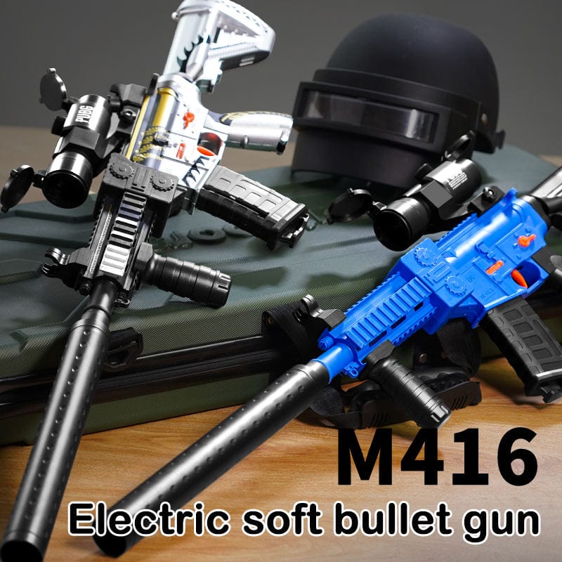 Soft Bullet Airsoft Gun Toy with Shell Ejection M416 Pistol