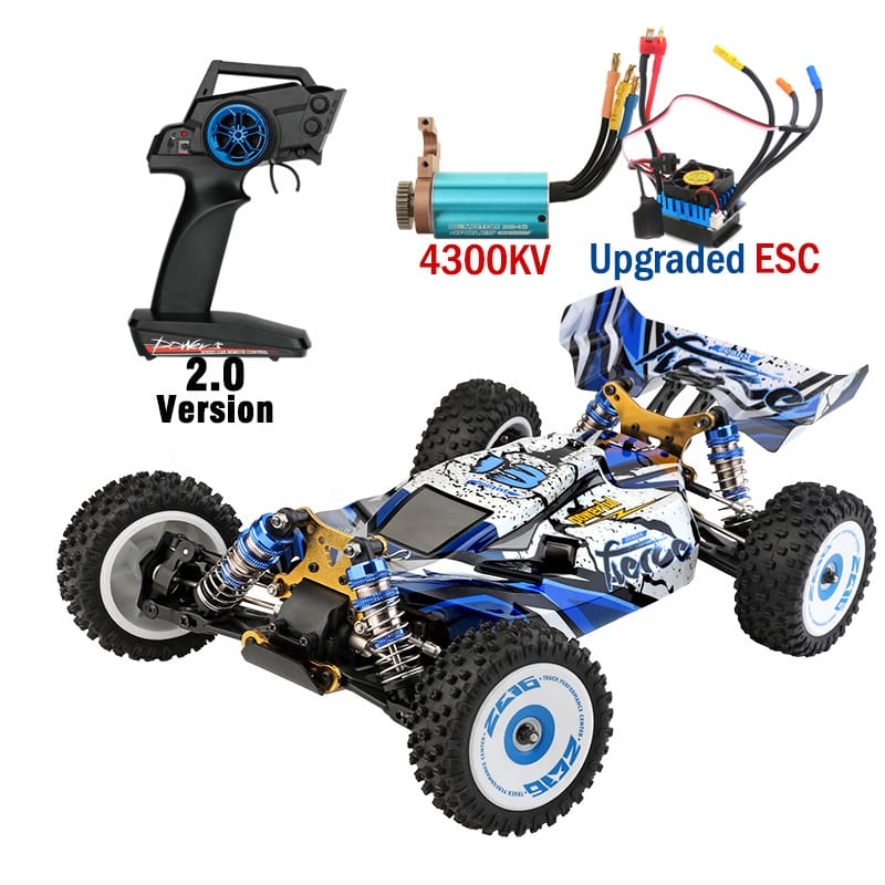 Best RC Car Wltoys 124017 v2 Brushless Upgraded RTR Off Road