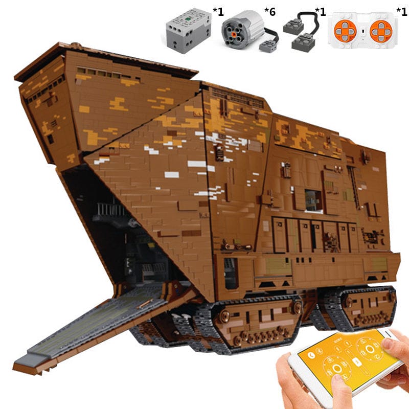 Mould King 21009 Technic Remote Controlled Sand Crawler Model