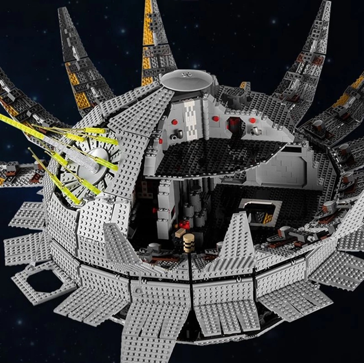 Mould King 21034 Ucs Star Destroyer Model Assembly Star Plan