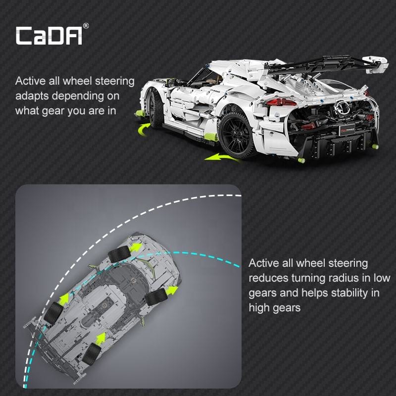 Cada C61048W Koenigsegg Jesko Fantasma Sports Car
