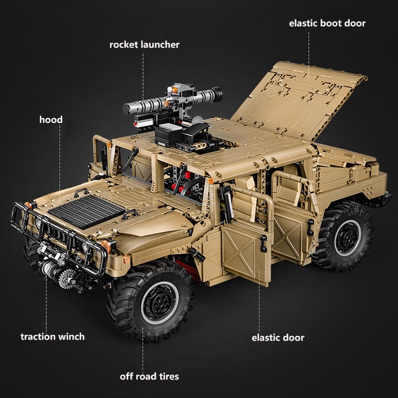 Cada Master C61036W Humvee Building Blocks Set