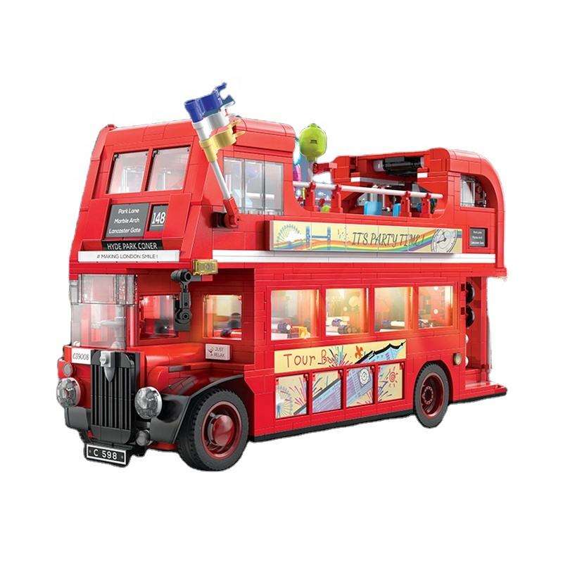 Cada C59008 London Retro Tour Bus Brick Toys