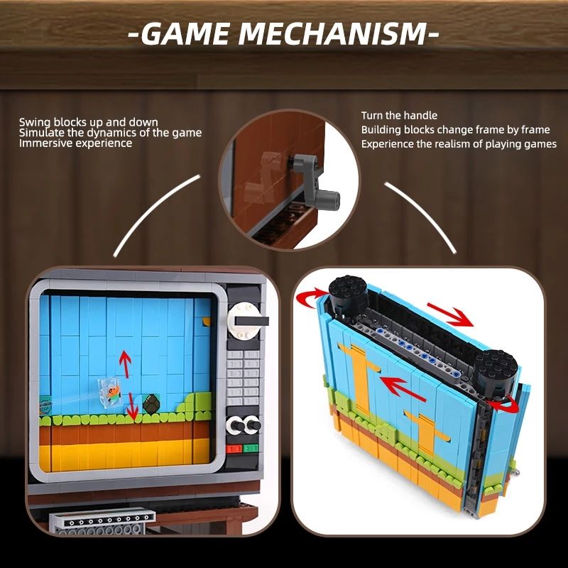 Mould King 10013 Creative Toys The Mk Entertainment System Model