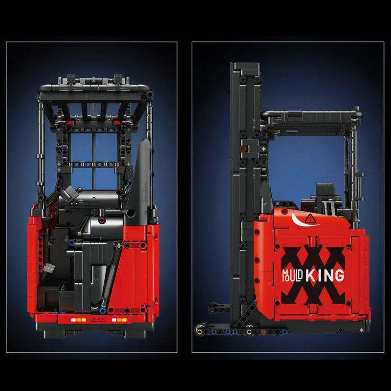 Mould King 17040 Moc Rc Orange Shelf Forklift
