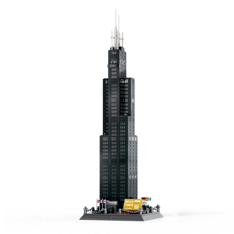Wange 5228 Willis Tower Building Block Set
