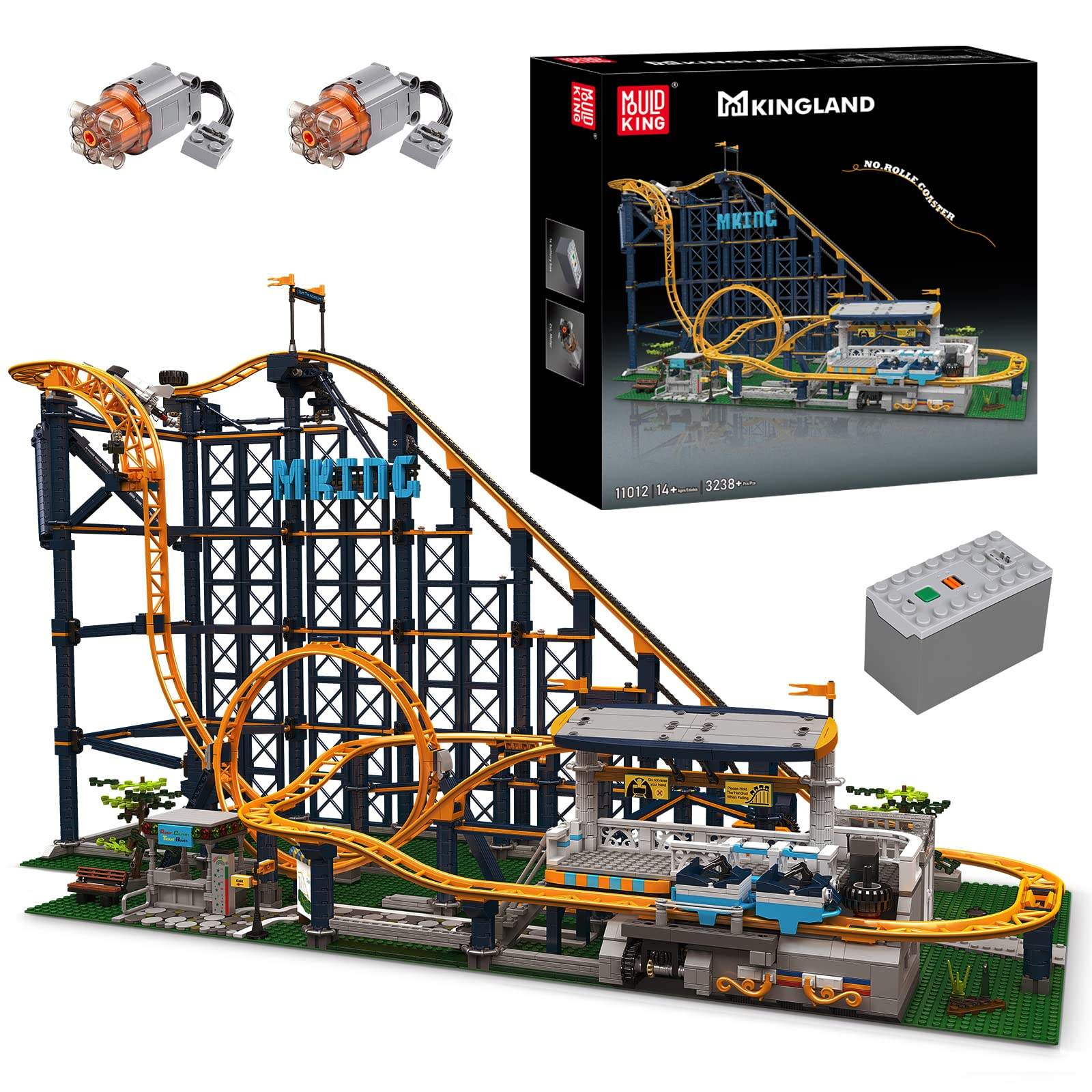 Mould King 11012  Park Land Roller Coaster Building Blocks Sets