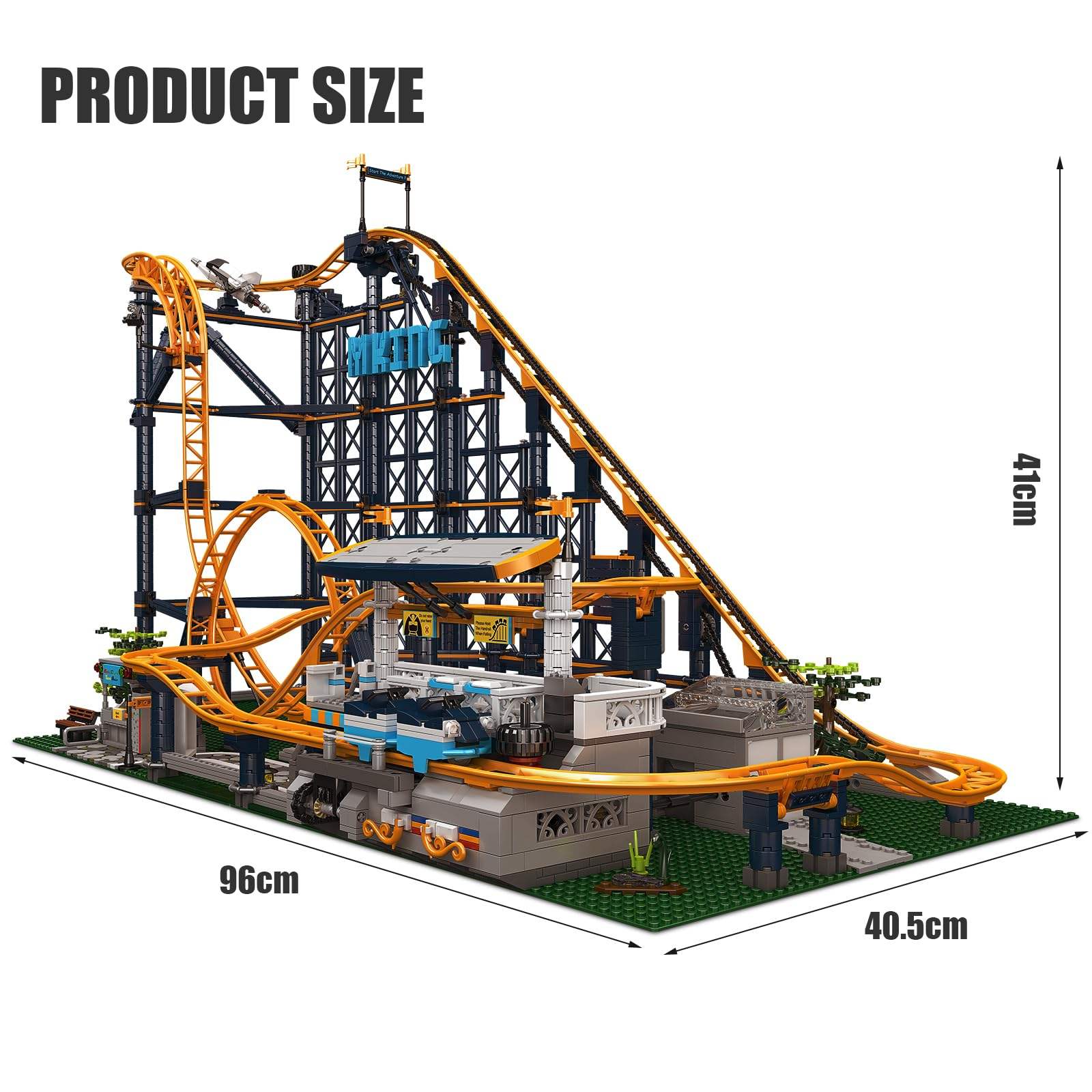 Mould King 11012  Park Land Roller Coaster Building Blocks Sets
