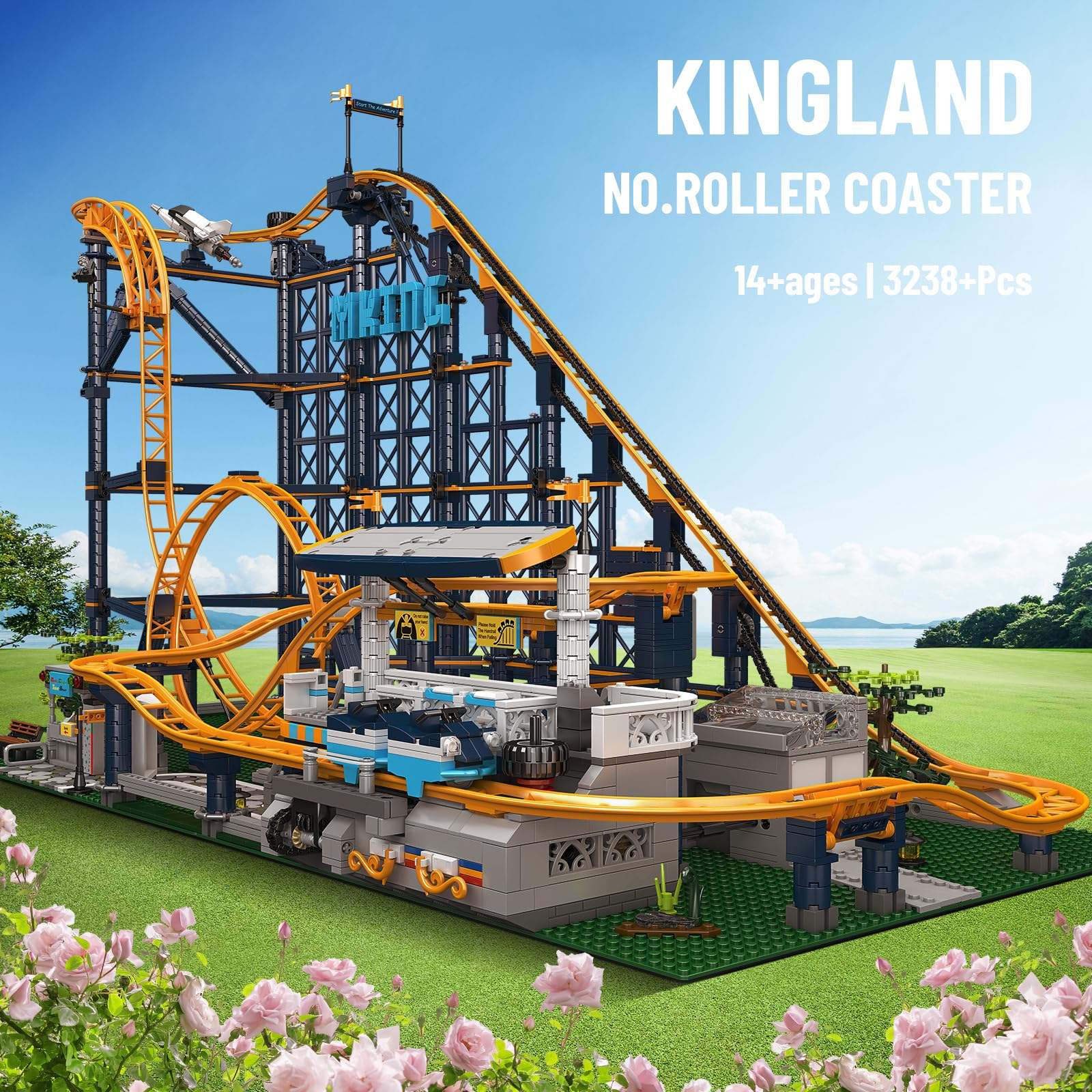 Mould King 11012  Park Land Roller Coaster Building Blocks Sets