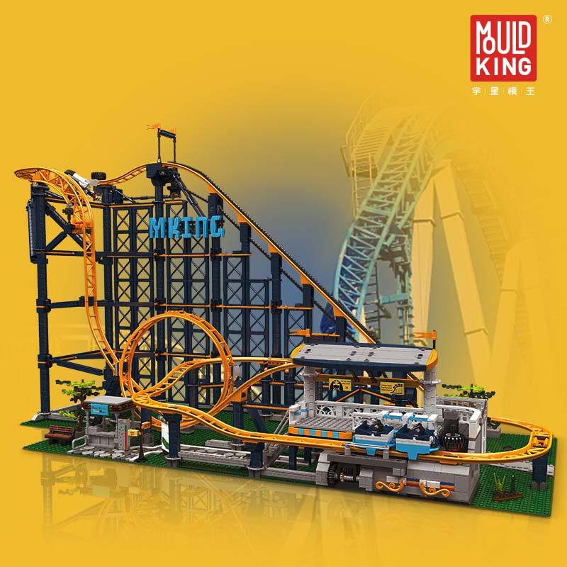 Mould King 11012  Park Land Roller Coaster Building Blocks Sets